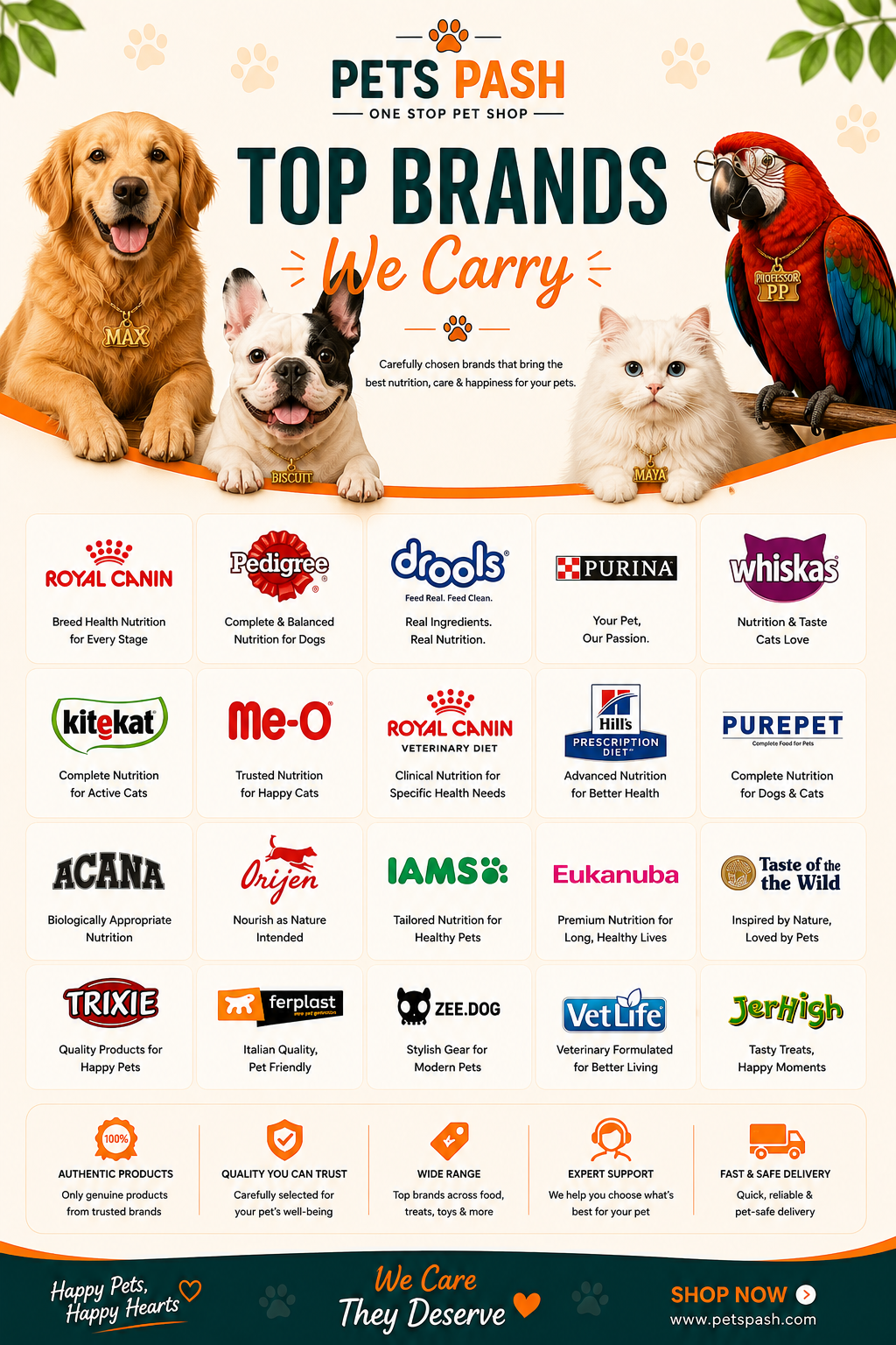 Brands We Carry — Pets Pash