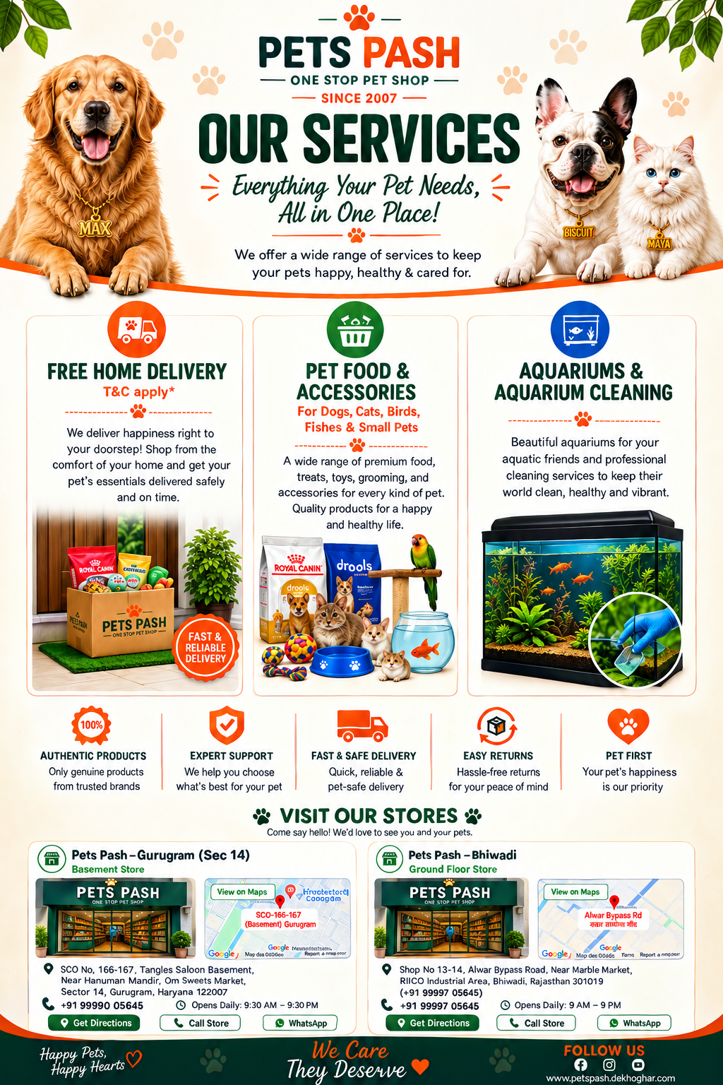 Our Services — Pets Pash